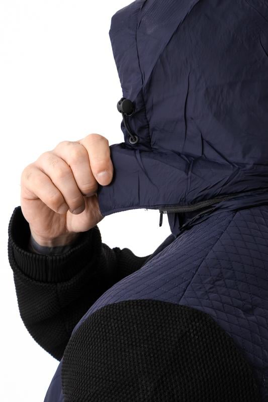 Куртка демісезонна чоловіча з відстібним капюшоном та кишенями Носи Своє XXL Темно-синій (14282) - фото 9 Куртка демісезонна чоловіча з відстібним капюшоном та кишенями Носи Своє XXL Темно-синій (14282) - фото 9