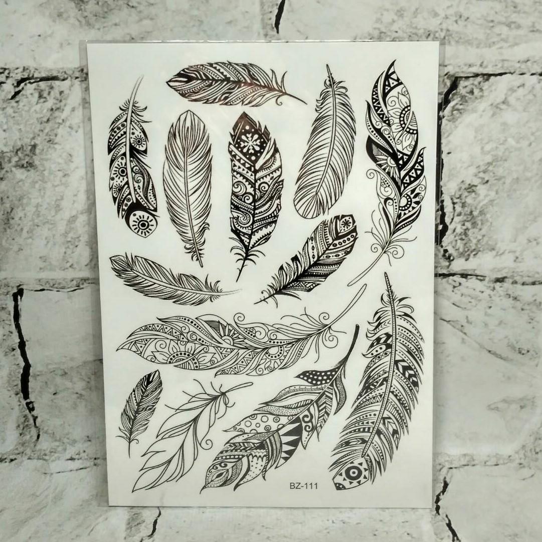 Тимчасові тату Пір'я (BZ-111)