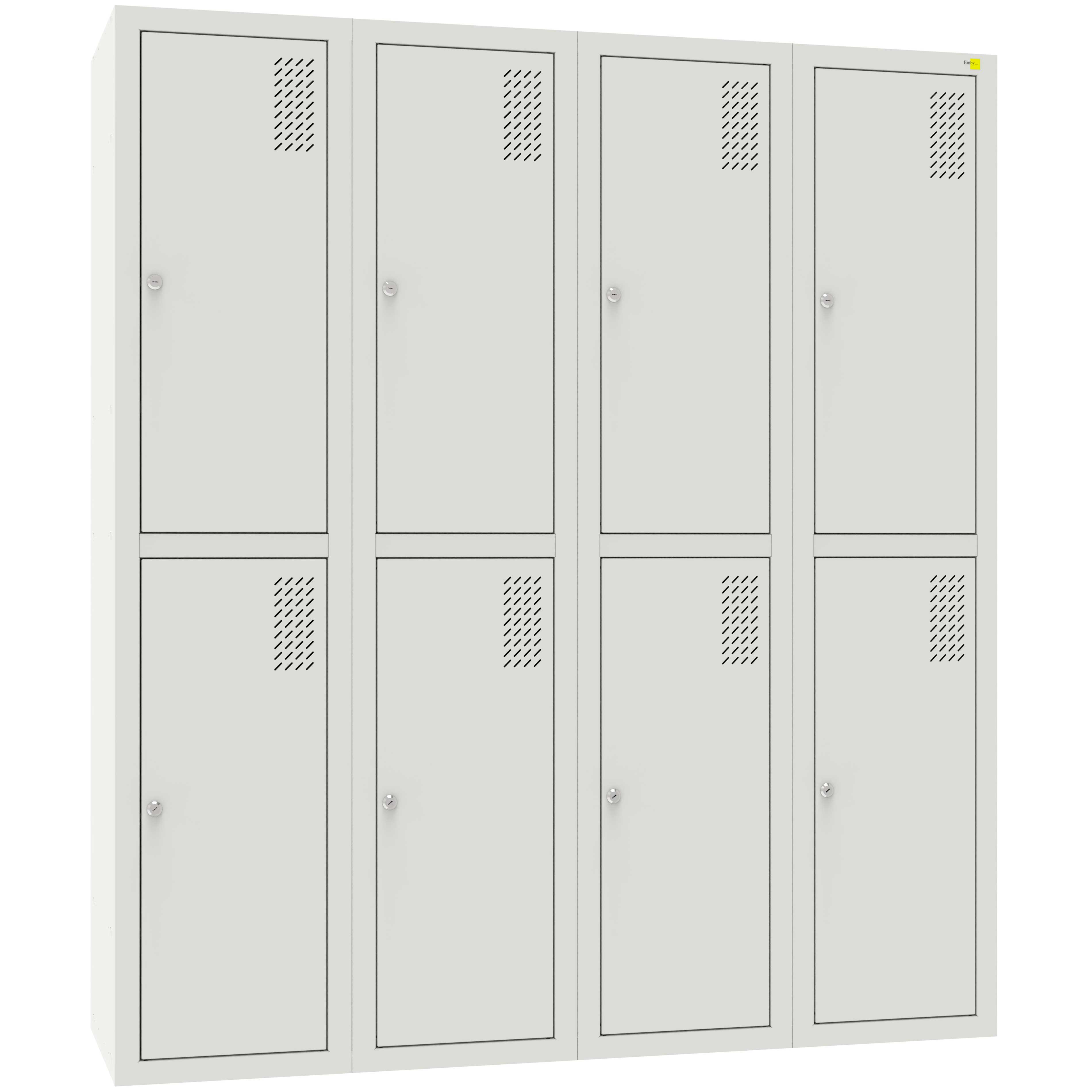 Шкаф для одежды ШОМ-400/4/8 металлический (9700097) Шкаф для одежды ШОМ-400/4/8 металлический (9700097)