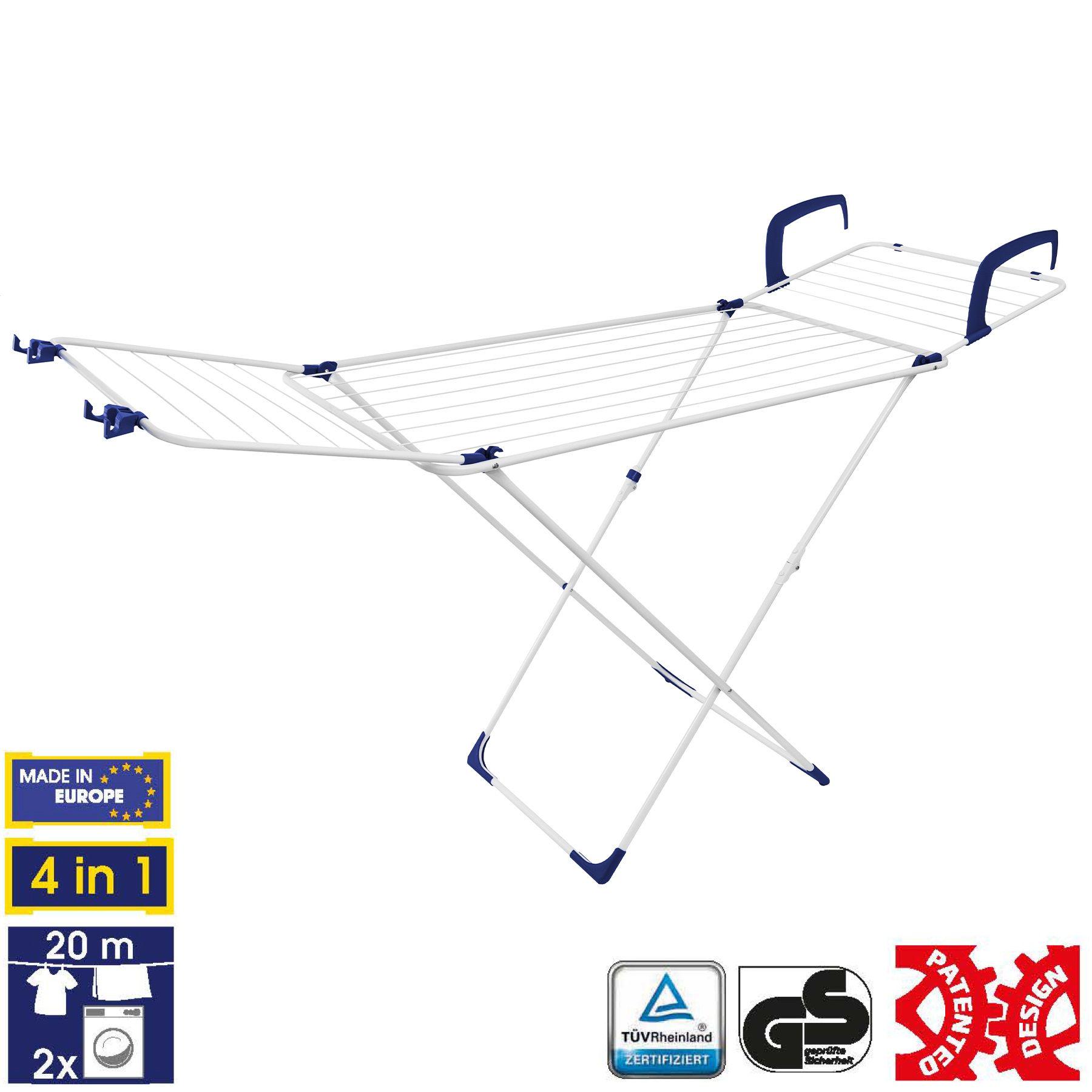 Сушарка для білизни підлогова Casa Si Flex Dry 4в1 White (CS92970D05) - фото 11 Сушарка для білизни підлогова Casa Si Flex Dry 4в1 White (CS92970D05) - фото 11