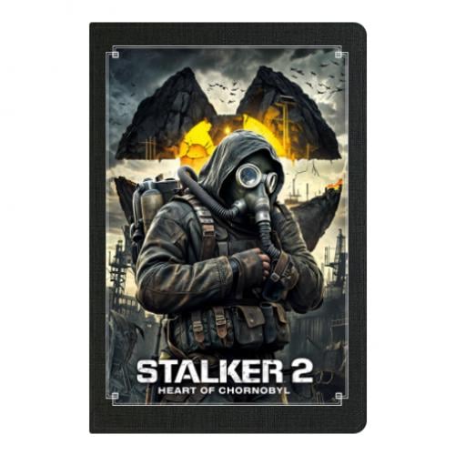 Блокнот S.T.A.L.K.E.R 2 Сердце Чернобыля А5 на 112 листов Черный (18639855-2-209121)