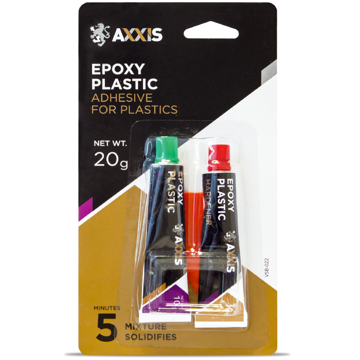 Клей для пластмасс Axxis Epoxy-Plastic 20 г (VSB-022)