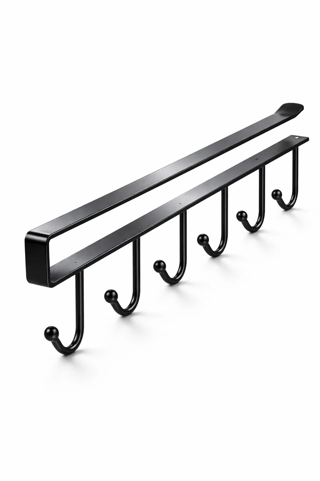 Вешалка с крючками подвесная многофункциональная Черный