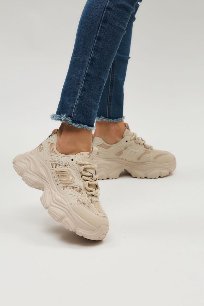 Кроссовки женские летние LONZA р. 39 Бежевый (199149) - фото 2 Кроссовки женские летние LONZA р. 39 Бежевый (199149) - фото 2