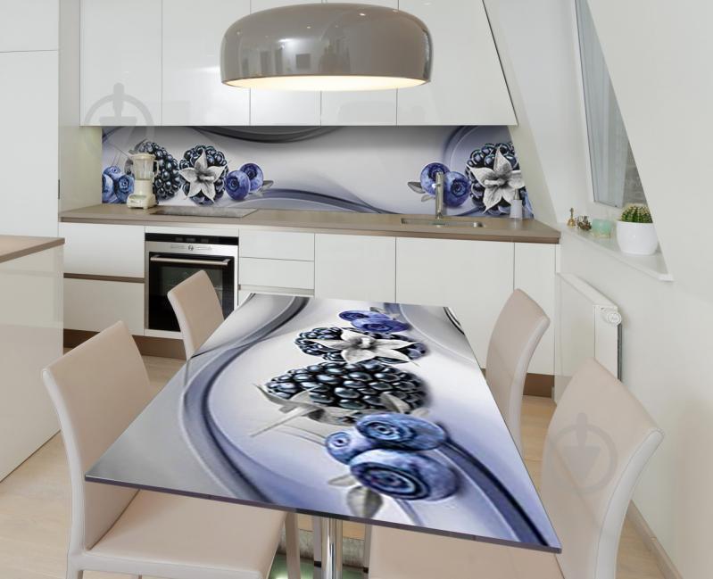 Наклейка 3Д виниловая на стол Zatarga «Ягоды в серебре» 650х1200 мм (Z184149/1st) Наклейка 3Д виниловая на стол Zatarga «Ягоды в серебре» 650х1200 мм (Z184149/1st)