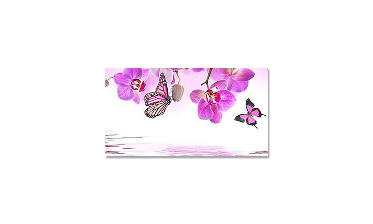 Наклейка виниловая на стол Zatarga Орхидеи и Бабочки 650х1200 мм (1274515600)