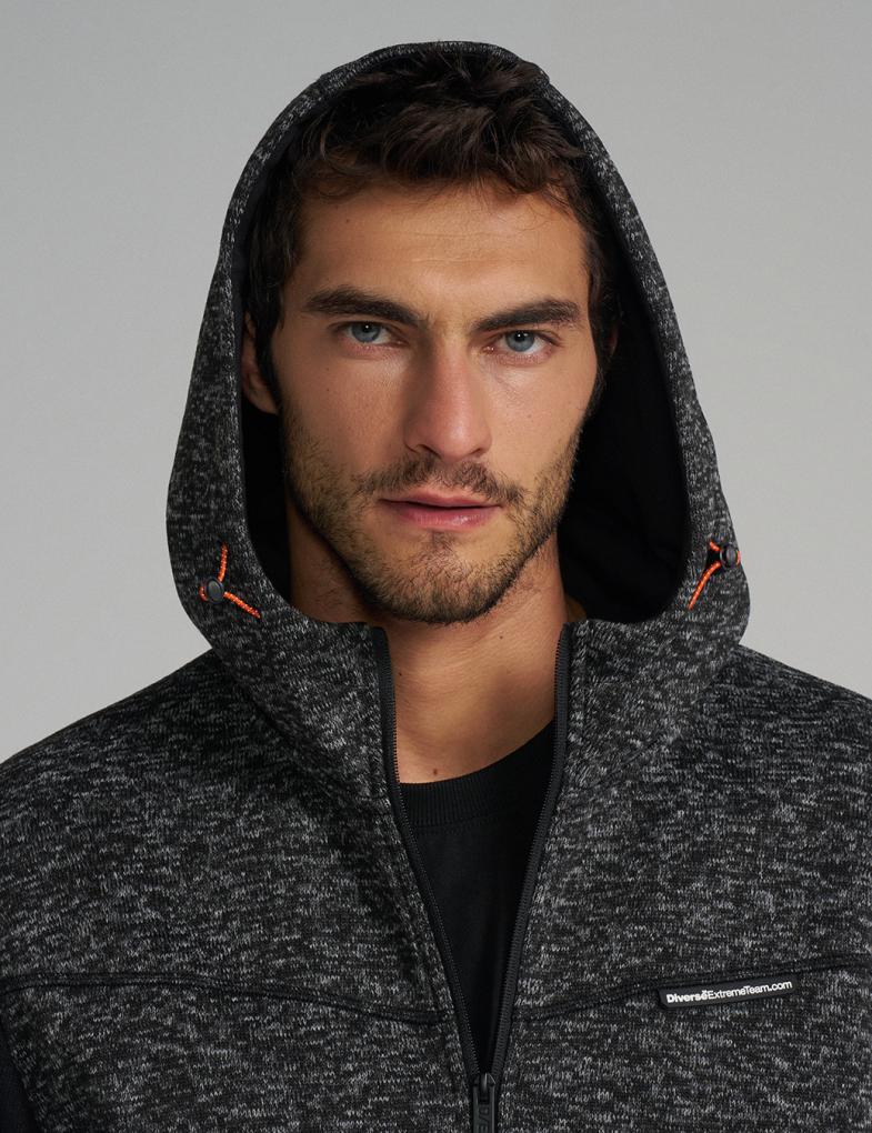 Толстовка чоловіча Diverse DKR CROSS 6 XL Чорний меланж (5905384065568) - фото 10