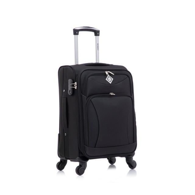 Валіза невелика Bonro Tourist 4 колеса Чорний (2577414405)