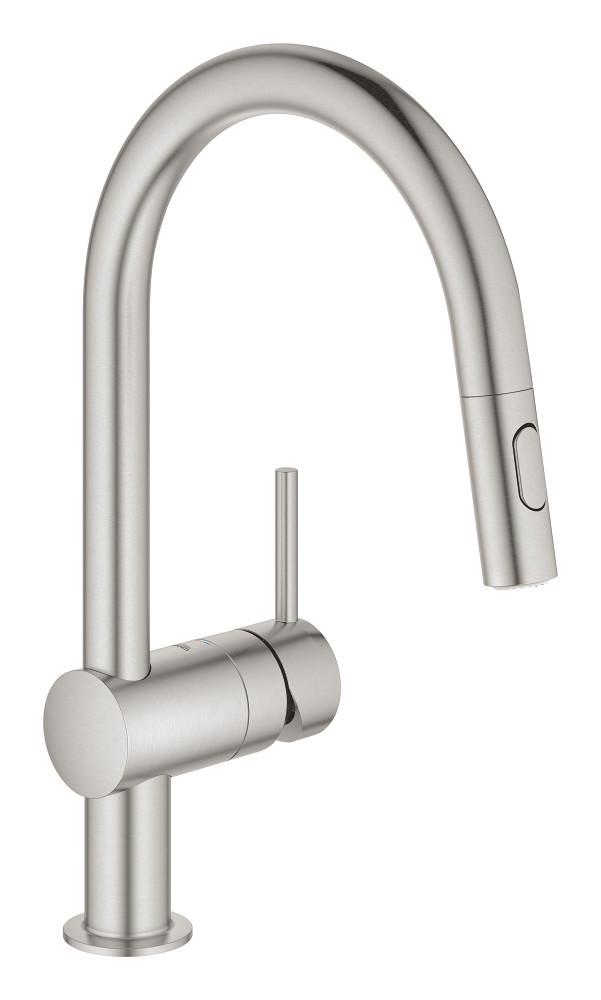 Кухонный смеситель однорычажный Grohe EX Minta 32321DC2 Хром (41123)