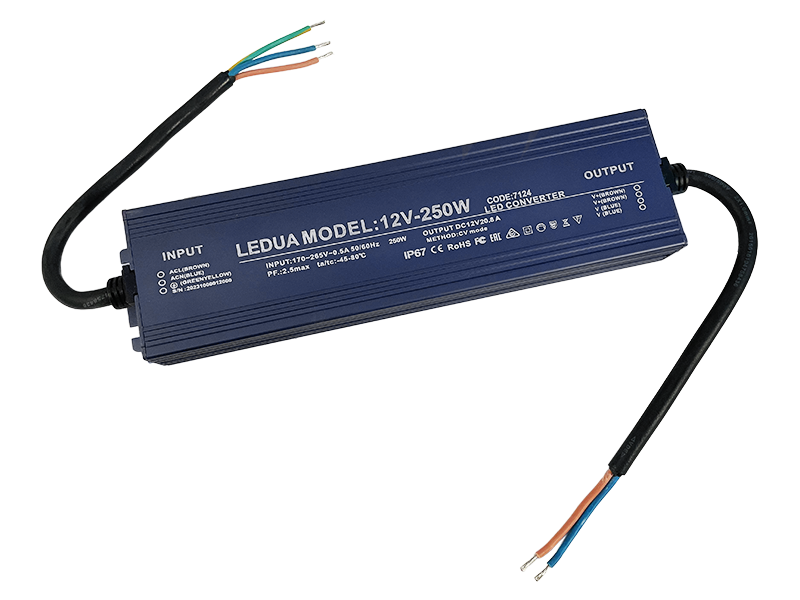 Блок питания 12 В 250 Вт IP67 (7124)