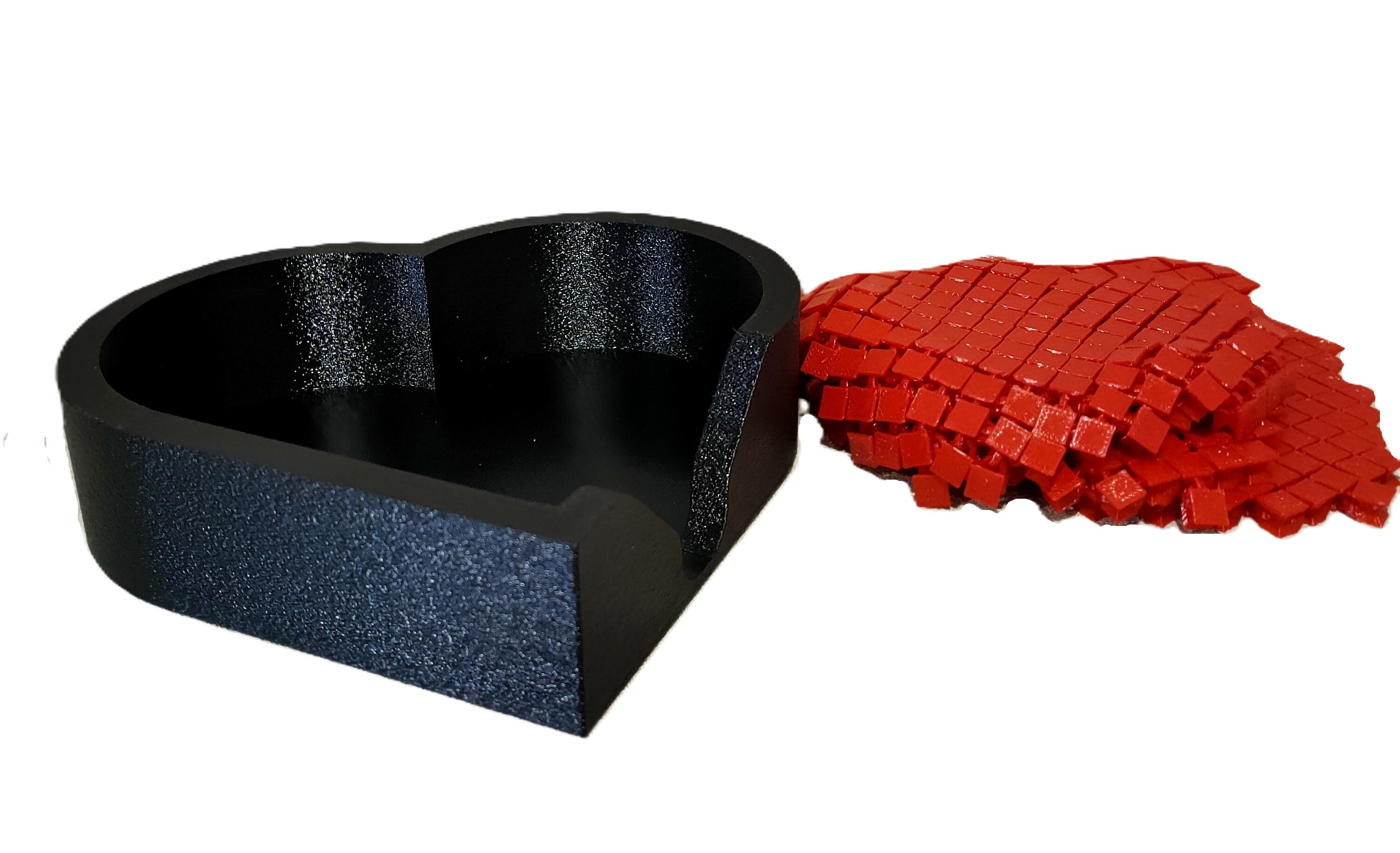 Набор из четырех подвижных подставок в коробке в форме сердца 150х145х35 мм (PSK-202G-CH) - фото 5 Набор из четырех подвижных подставок в коробке в форме сердца 150х145х35 мм (PSK-202G-CH) - фото 5