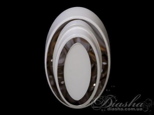 Світильник настінно-стельовий EcoLed 9503/1G на одну лампу Білий