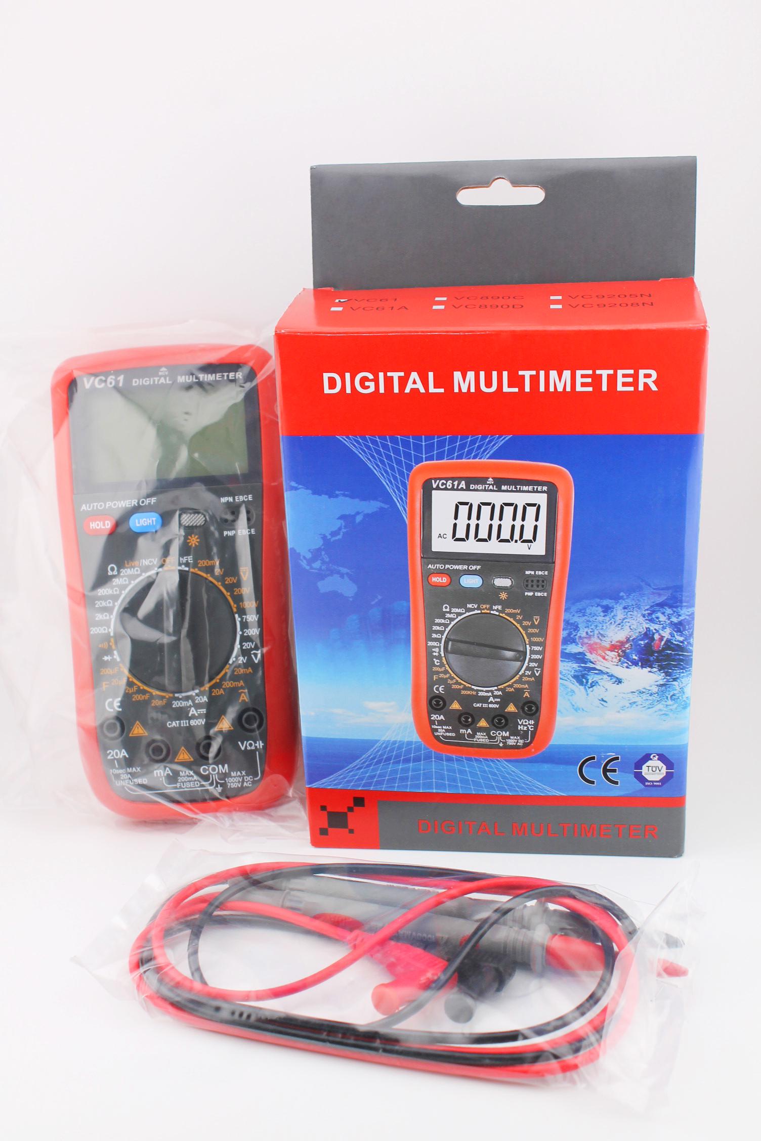 Мультиметр цифровий професійний VC-61 (17315) - фото 2 Мультиметр цифровий професійний VC-61 (17315) - фото 2