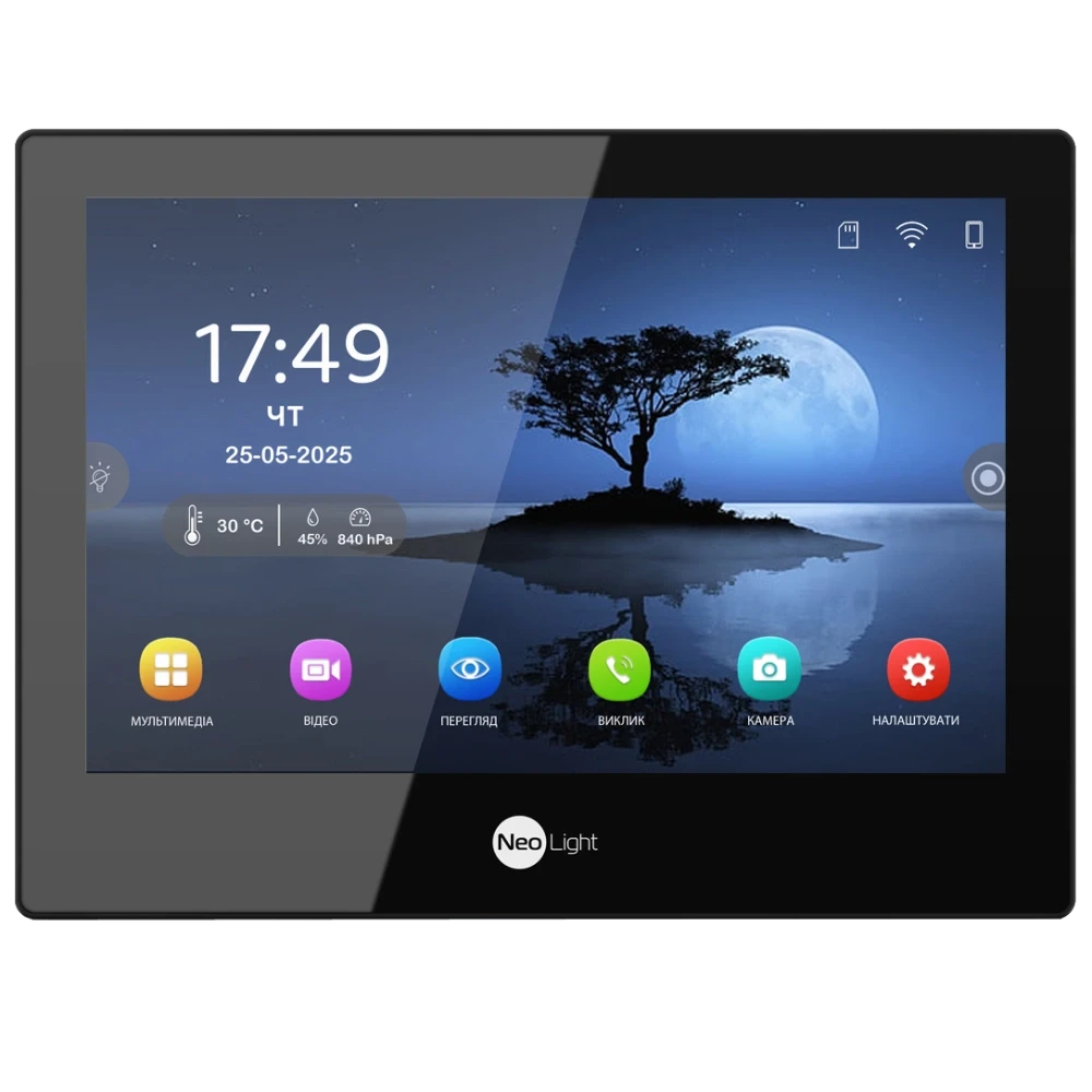 Видеодомофон Neolight ALPHA Hybrid Black