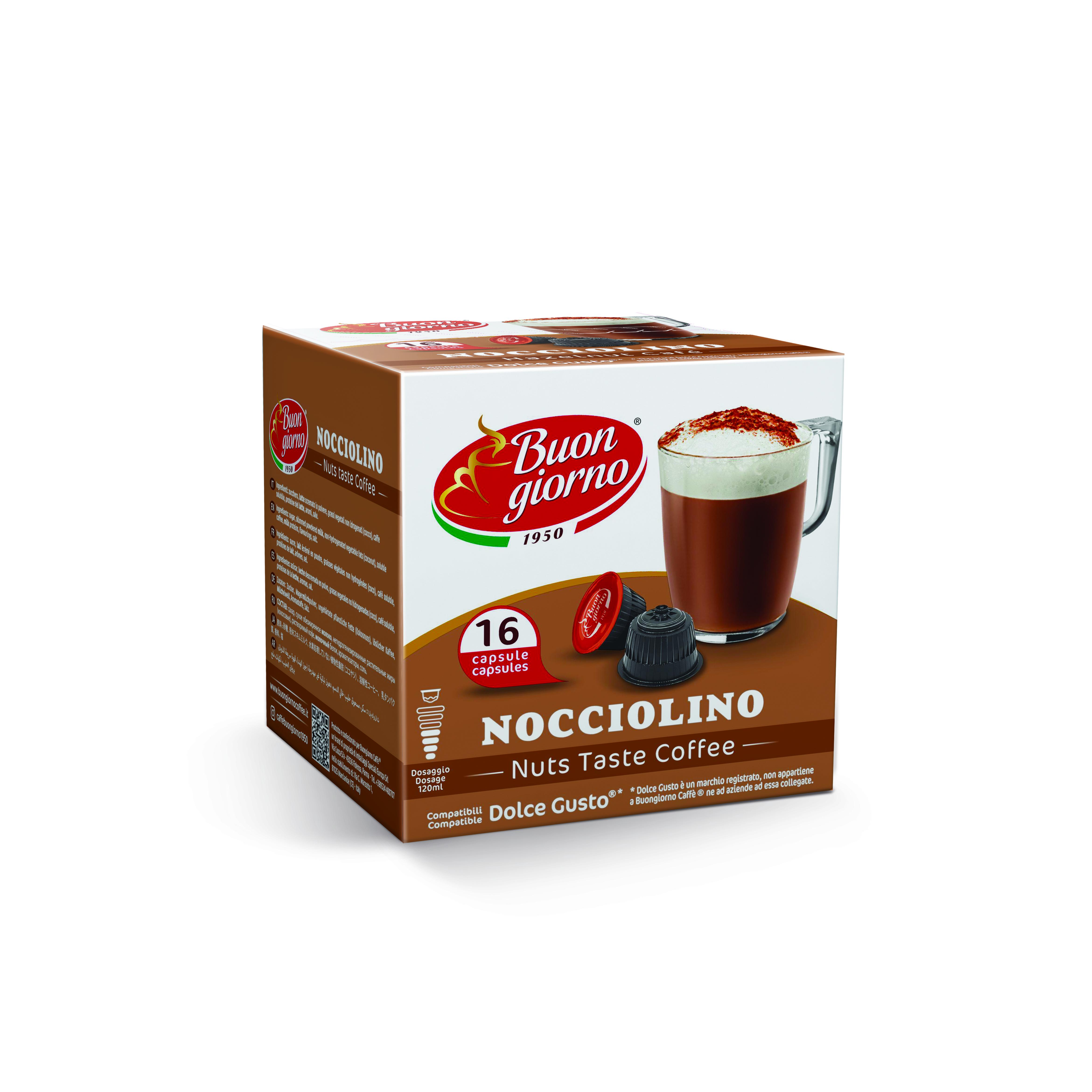 Кофе в капсулах Buongiorno Dolce Gusto Nocciolino 16 шт. (CF000074)