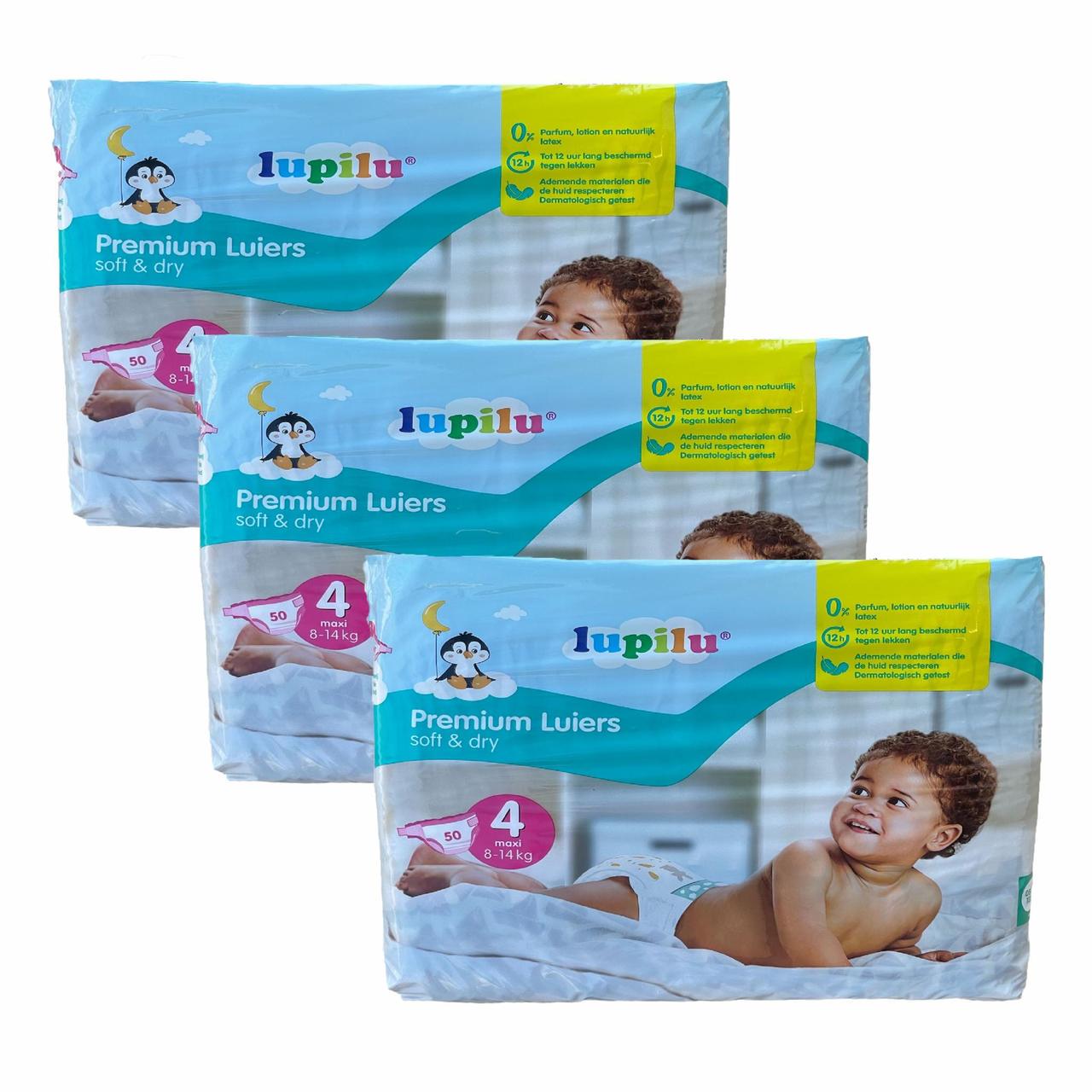Підгузки Lupilu soft & dry 4 Maxi 8-14 кг 150 шт. (2336545723)