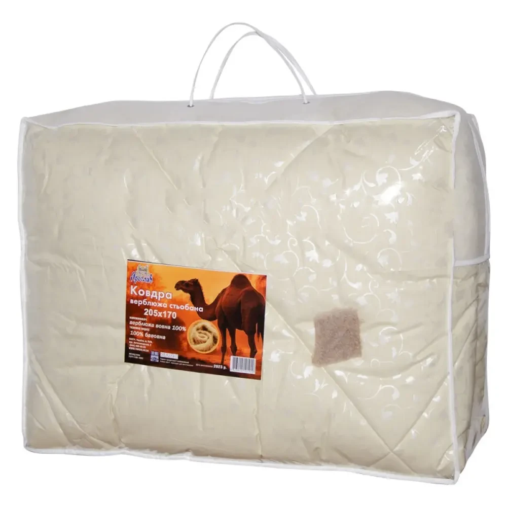 Ковдра зимова стьобана верблюжа шерсть 140х205 см - фото 2 Ковдра зимова стьобана верблюжа шерсть 140х205 см - фото 2