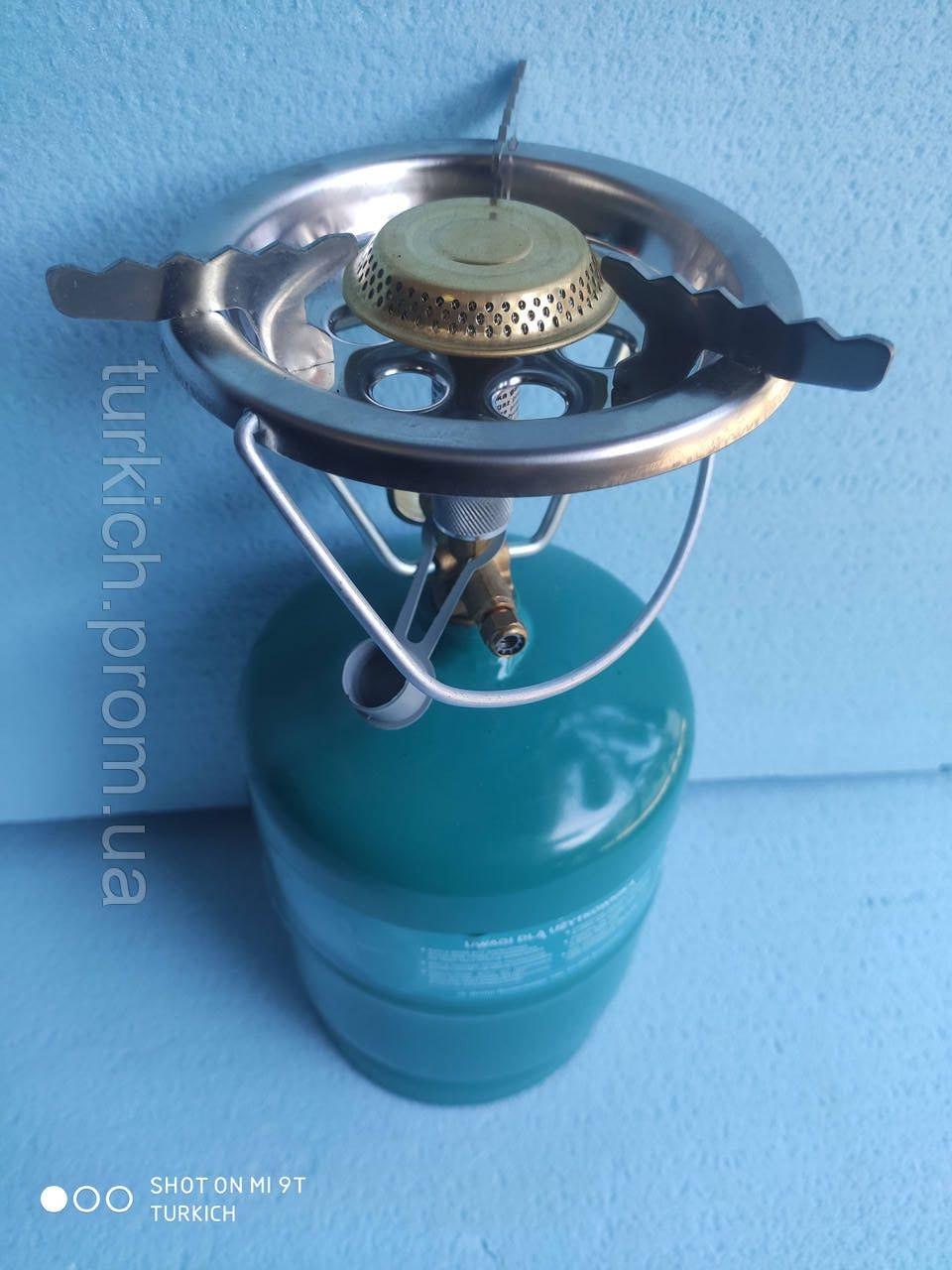 Балон газовий туристичний GZWM 2,4 л/1 кг з пальником PAMIR - фото 2 Балон газовий туристичний GZWM 2,4 л/1 кг з пальником PAMIR - фото 2