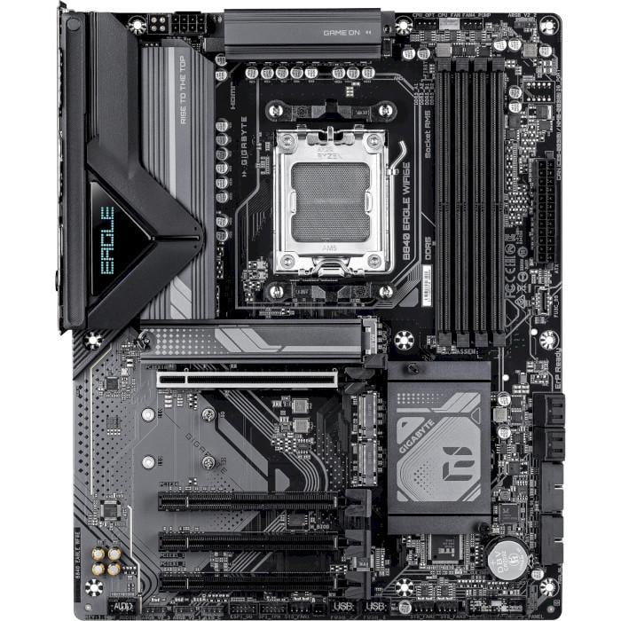 Материнська плата Gigabyte B840 EAGLE WIFI6E ATX sAM5 AMD B840 4xDDR5 3xM.2 4xSATA DP HDMI 2.5 GbE Black (35227014)