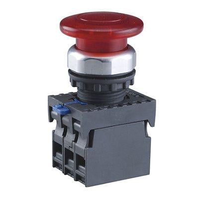 Кнопка керування CHINT NP8-11MD/14 Грибок 1NO+1NC 22 мм LED 220V IP65 Червоний (667285)