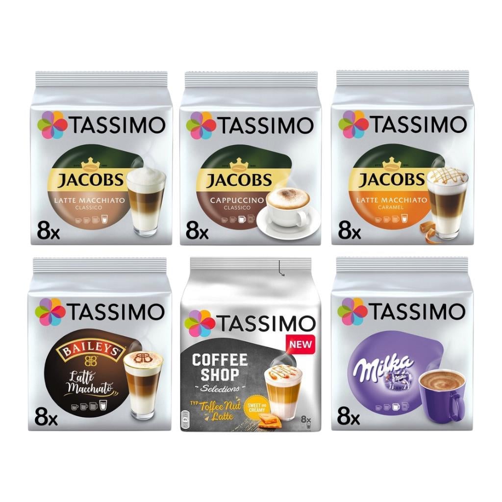 Набор кофе в капсулах Tassimo Set 9 96 капсул Набор кофе в капсулах Tassimo Set 9 96 капсул
