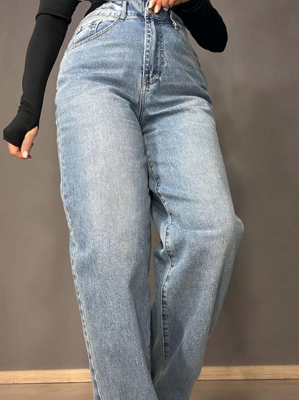 Джинси жіночі Cool Angels 3101 SKATER jeans банани висока талія стрейчеві р. 27 Світло-синій (3522) - фото 9