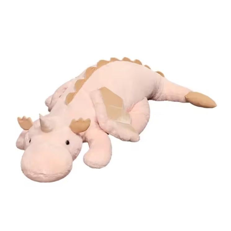 М'яка іграшка Гігантський дракон із єдиним рогом 150 см Рожевий/Білий (Drg150P) М'яка іграшка Гігантський дракон із єдиним рогом 150 см Рожевий/Білий (Drg150P)