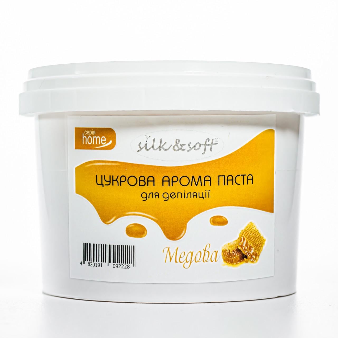 Сахарная паста для депиляции Silk & Soft 500 г №02 Медовая