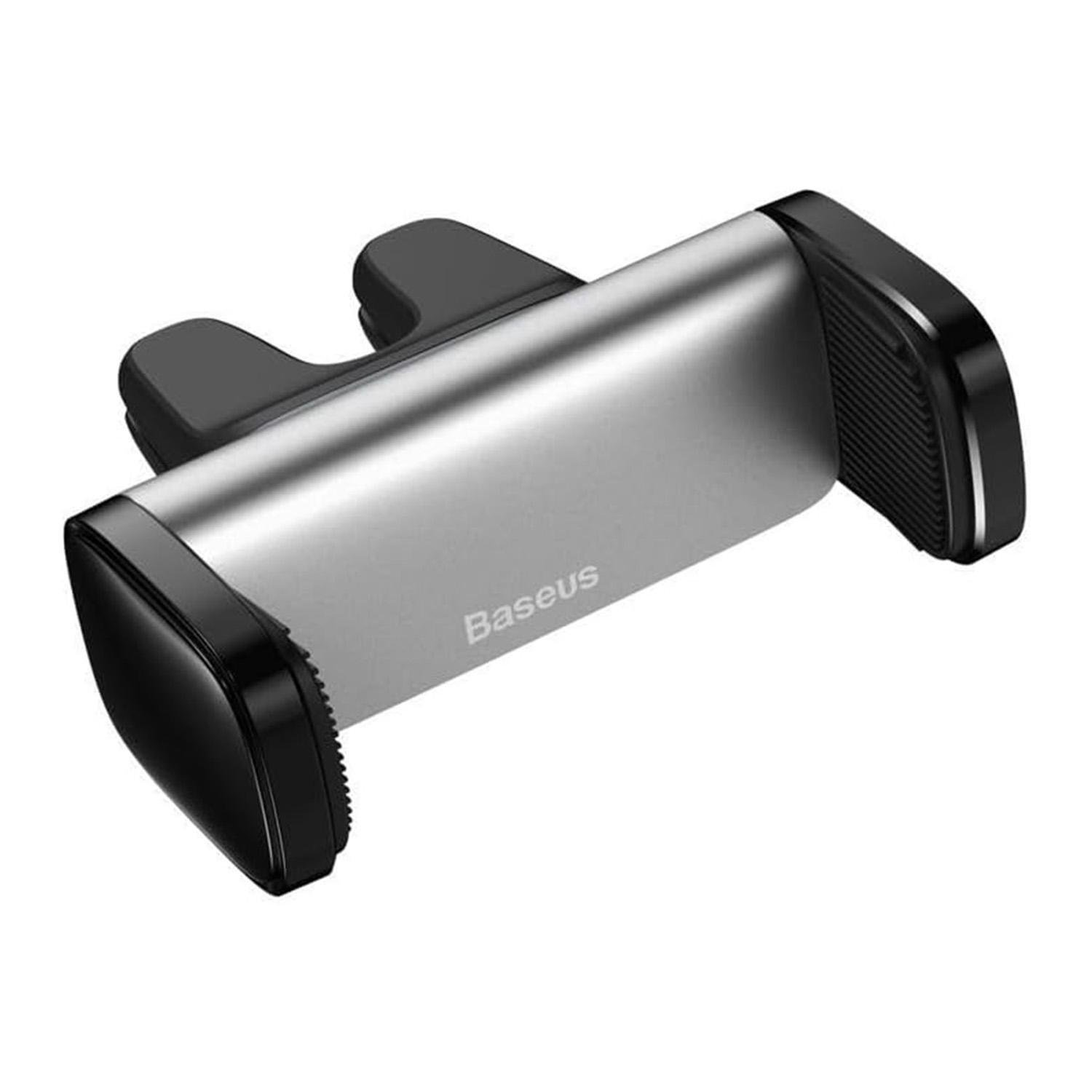 Автодержатель для телефона BASEUS в дефлектор/алюминиевый Серый (SUGP-0S) Автодержатель для телефона BASEUS в дефлектор/алюминиевый Серый (SUGP-0S)