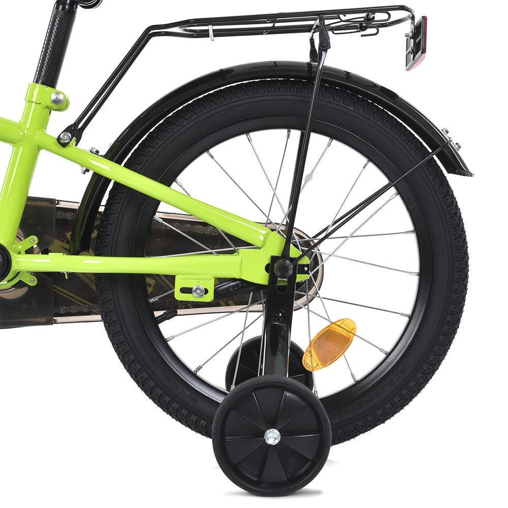 Дитячий велосипед PROF1 Prime 18" з багажником Салатовий - фото 6 Дитячий велосипед PROF1 Prime 18" з багажником Салатовий - фото 6