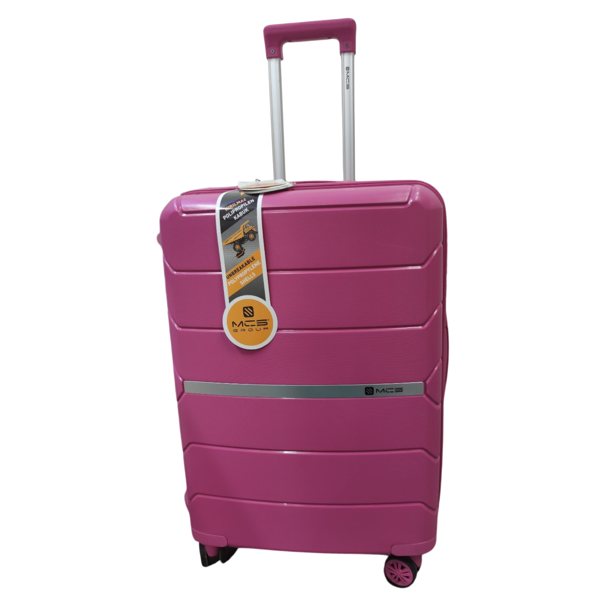Валіза MCS V366 Fuchsia на 4 колесах поліпропілену найкращої якості L (09911)