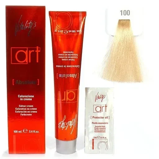 Крем-краска для волос с масляным коктейлем Vitality’s Art Absolute Hair Color Cream 100 Натуральный ультра блонд 100 мл