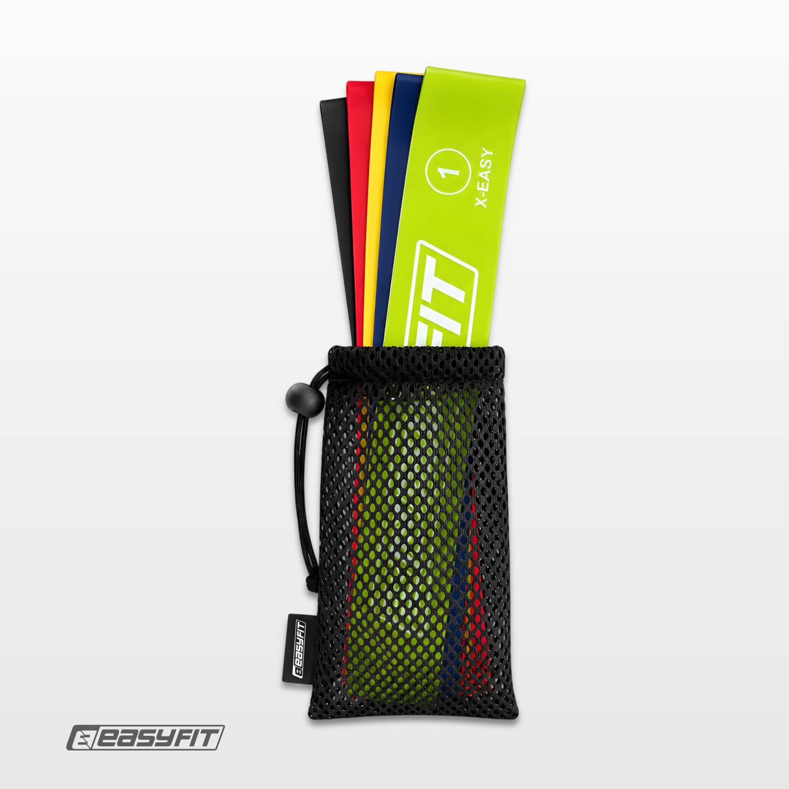 Гумки для фітнесу EasyFit 5 шт. (EF5RZ) - фото 3 Гумки для фітнесу EasyFit 5 шт. (EF5RZ) - фото 3
