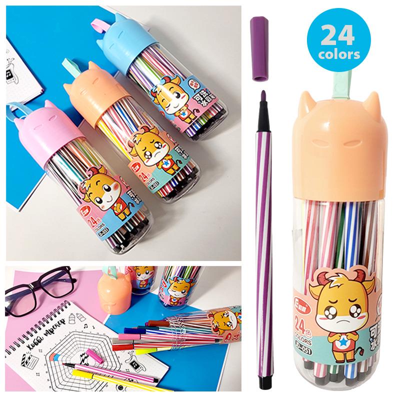 Фломастери 24 кольори (64146) - фото 2 Фломастери 24 кольори (64146) - фото 2