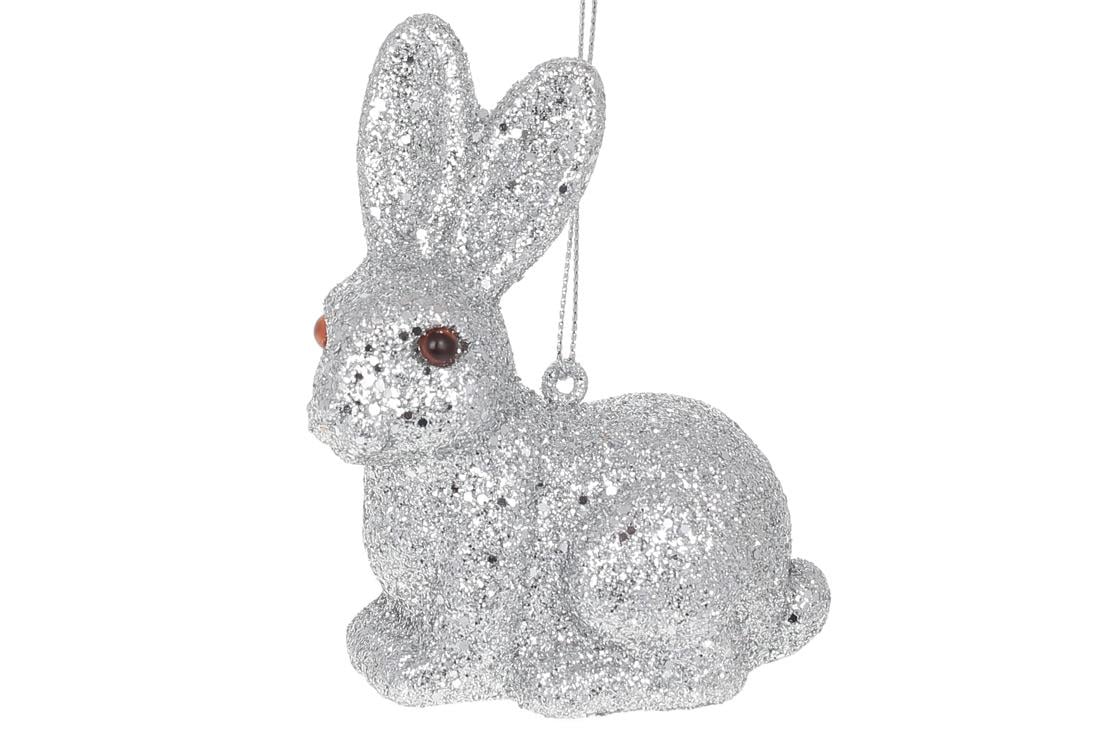 Елочное украшение BonaDi Кролик 10 см (113-871)
