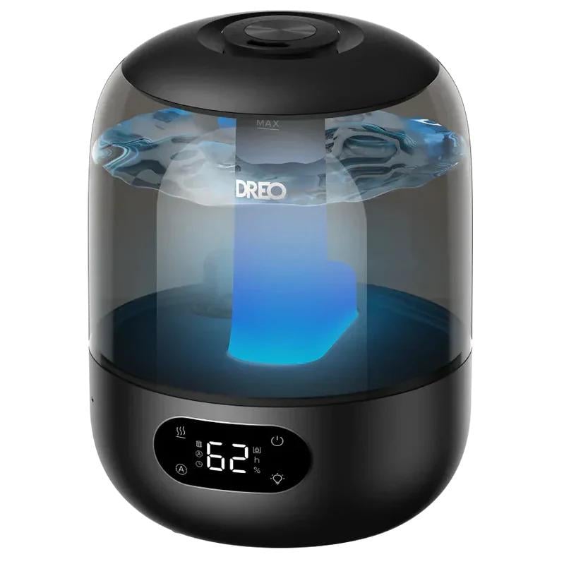Увлажнитель ультразвуковой Dreo 306 резервуар 3 л 250 мл/ч гигростат до 30 ч автономной работы черный