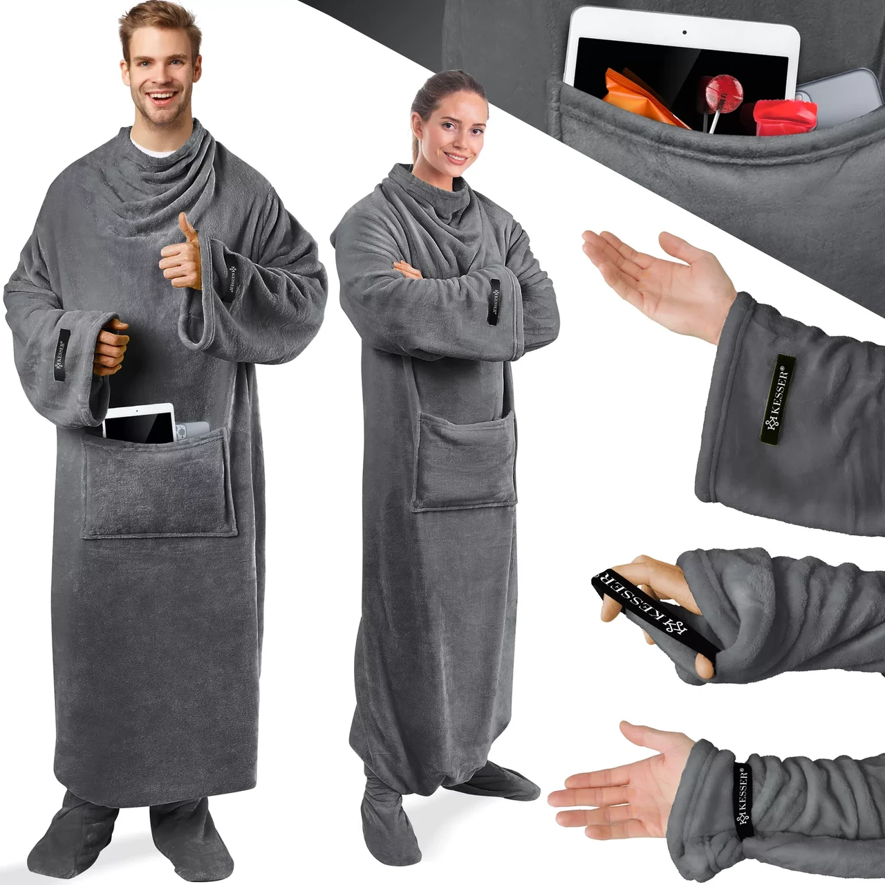 Одеяло-плед KESSER 170x140 см (225262457139dgr-170x140) - фото 2