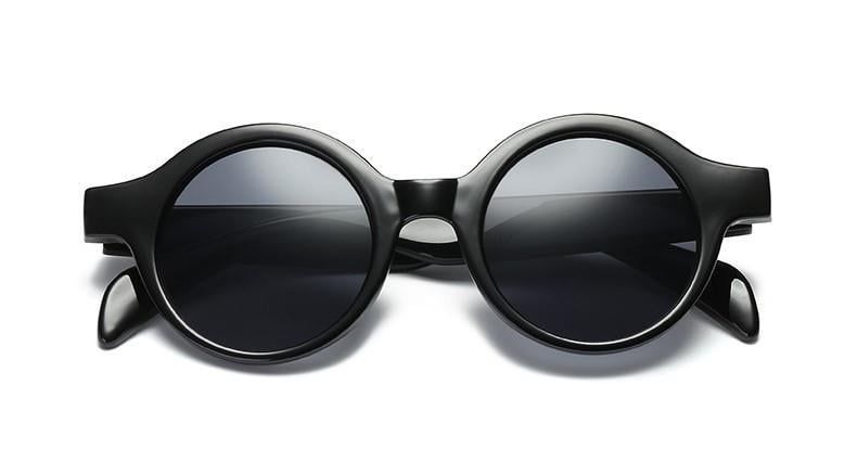 Солнцезащитные ретро очки круглые