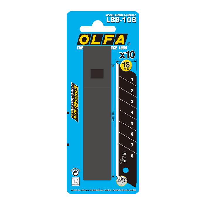 Лезвие Olfa LBB-10B Excel для CL OL SL-1 ML L-1 L-1/green L-2 L 301551 10 шт. Black (11692) - фото 2
