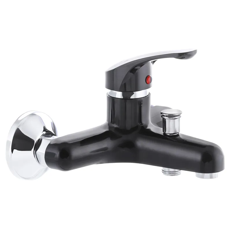 Смеситель для ванны PLAMIX Afina-009 без шланга и воронки Черный (PM0566)