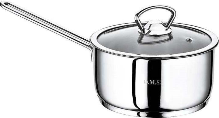 Ковш OMS со стеклянной крышкой 0,7 л 14 см (1e5e2361)