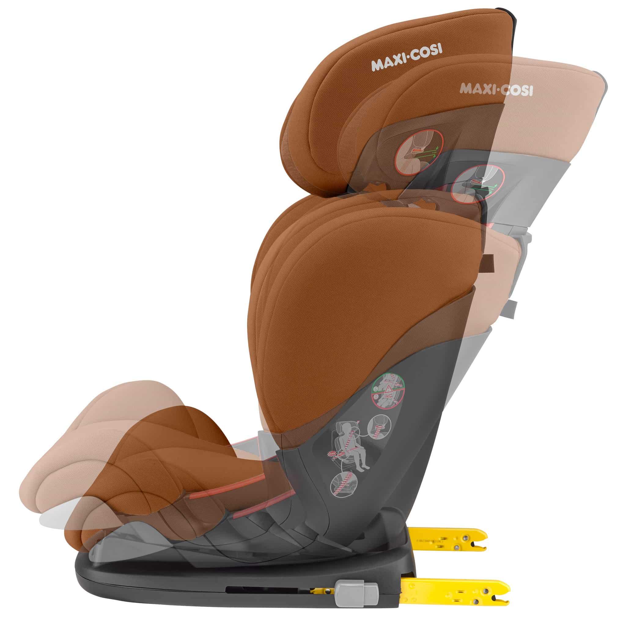 Автокресло Maxi-Cosi Rodifix Air Protect Authentic Cognac (8824650110) - фото 4 Автокресло Maxi-Cosi Rodifix Air Protect Authentic Cognac (8824650110) - фото 4