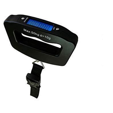 Весы электронные для багажа UKC A09 Luggage Scale до 50 кг/10 гр Черный (315eff4b)