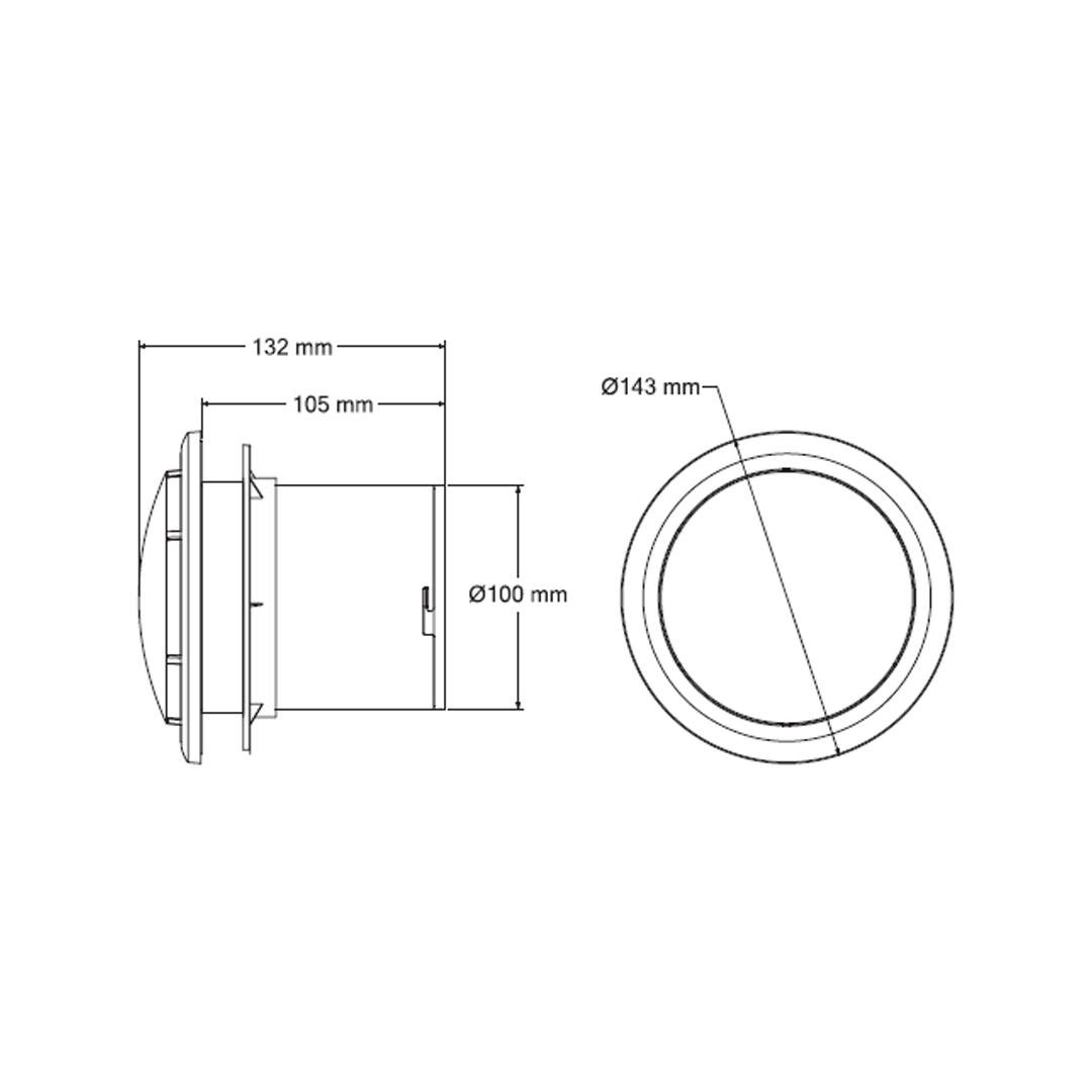 Вентилятор HOROZ ELECTRIC AIRYMAX-2 12W Белый (25308283) - фото 3