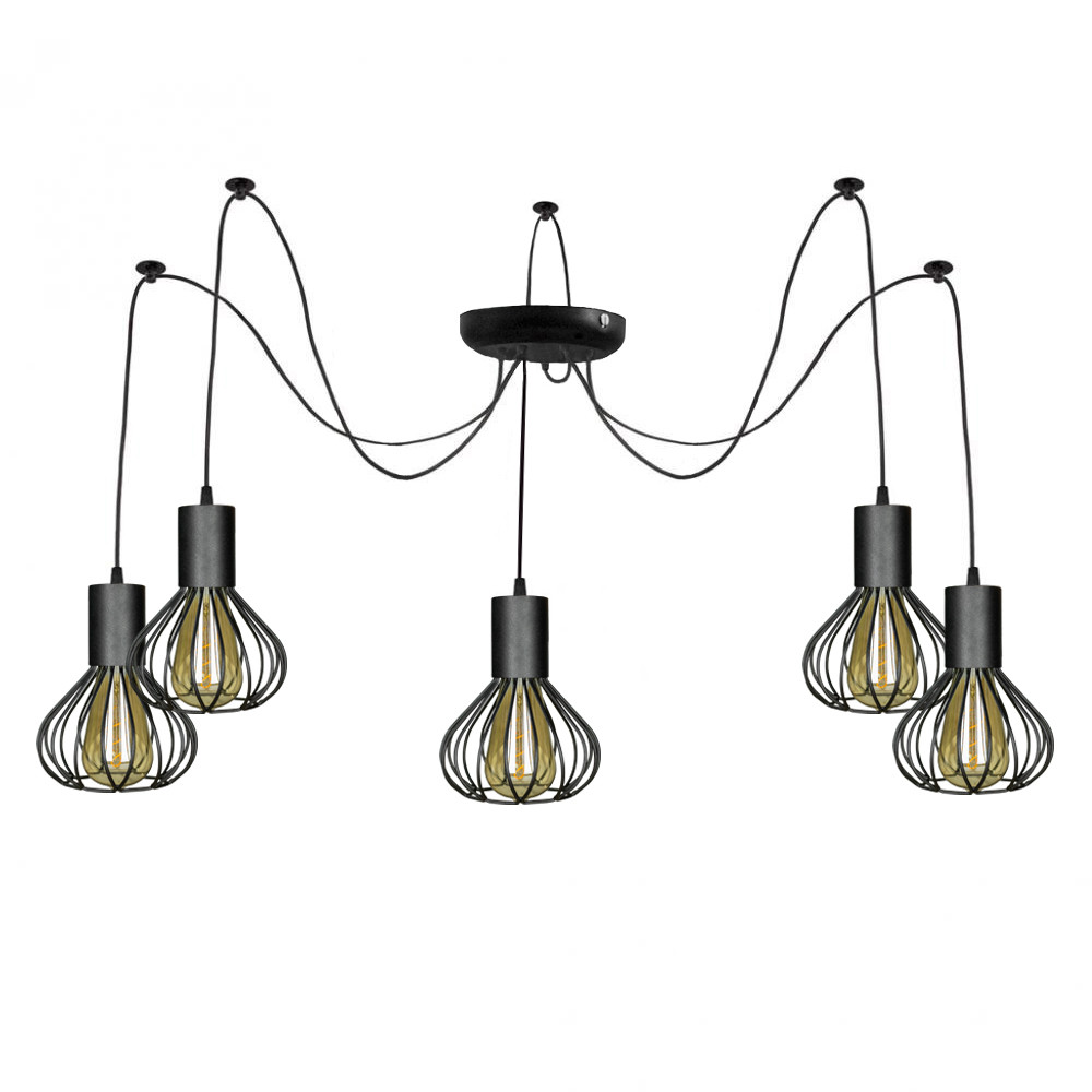 Люстра-паук MSK ELECTRIC Lotus NL 1415-5