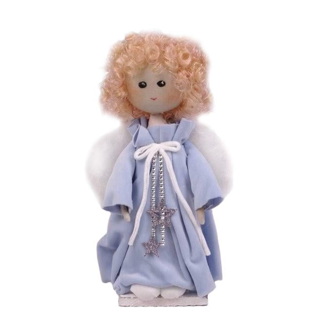 Фигурка новогодняя Ангел 16518 30 см Голубой (AS00047)