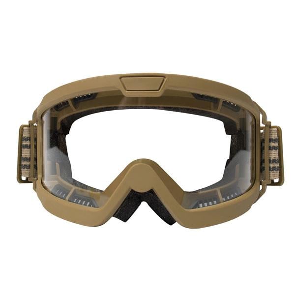 Окуляри-напівмаска балістичні Tactic Rothco Ansi Military OTG Goggles 3 лінзи 3857 (NA004480)