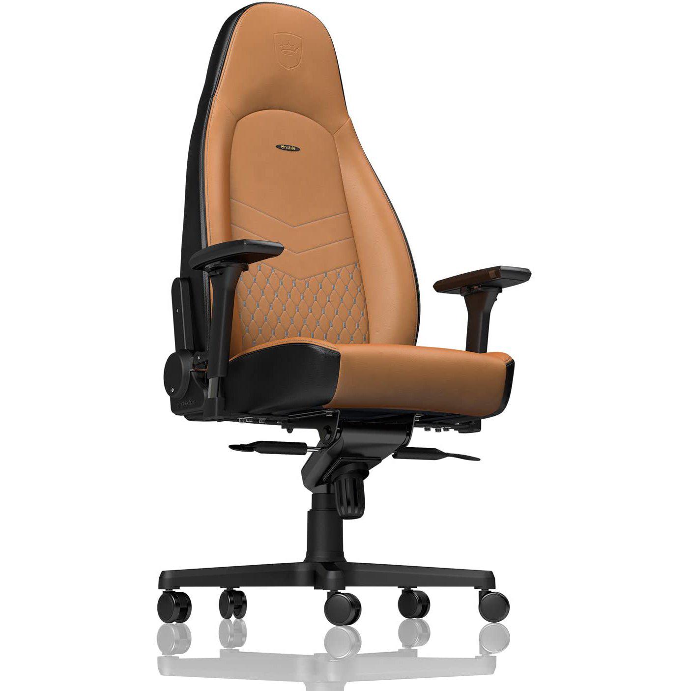 Крісло для геймерів Noblechairs Icon Real Leather Cognac/Black (10440961) - фото 2