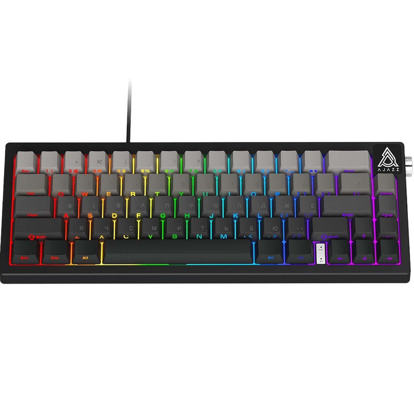 Клавиатура механическая игровая Ajazz AK650 65 клавиш USB-C Day Dream Switch Black (AK650-DD-BG)