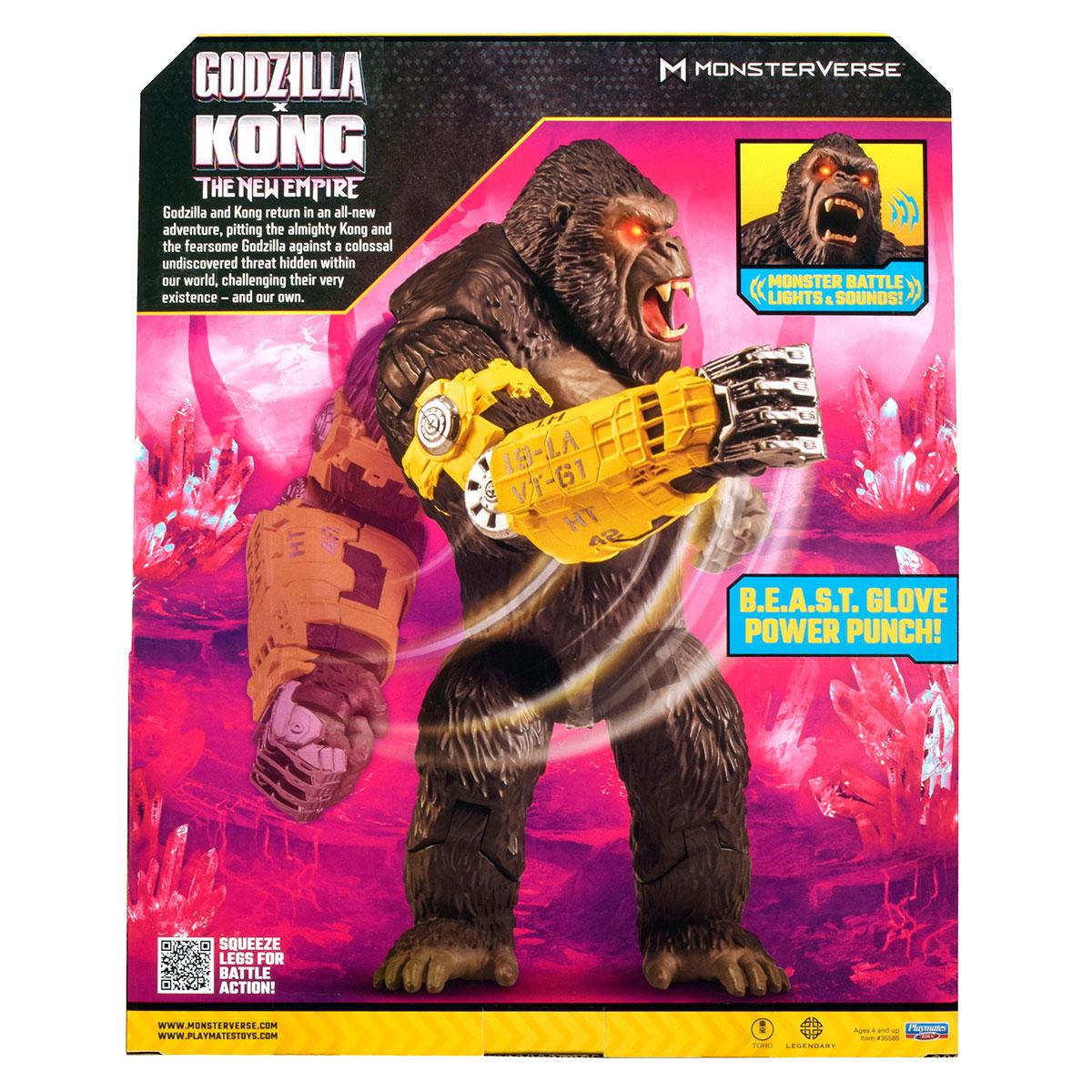 Фигурка Godzilla vs. Kong Мегамощный удар Конга свет/звук (2528198602) - фото 9 Фигурка Godzilla vs. Kong Мегамощный удар Конга свет/звук (2528198602) - фото 9
